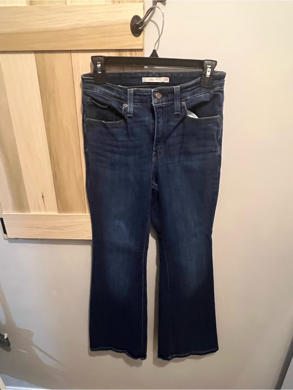 Levi's Dark Blue Wide-Leg Jeans